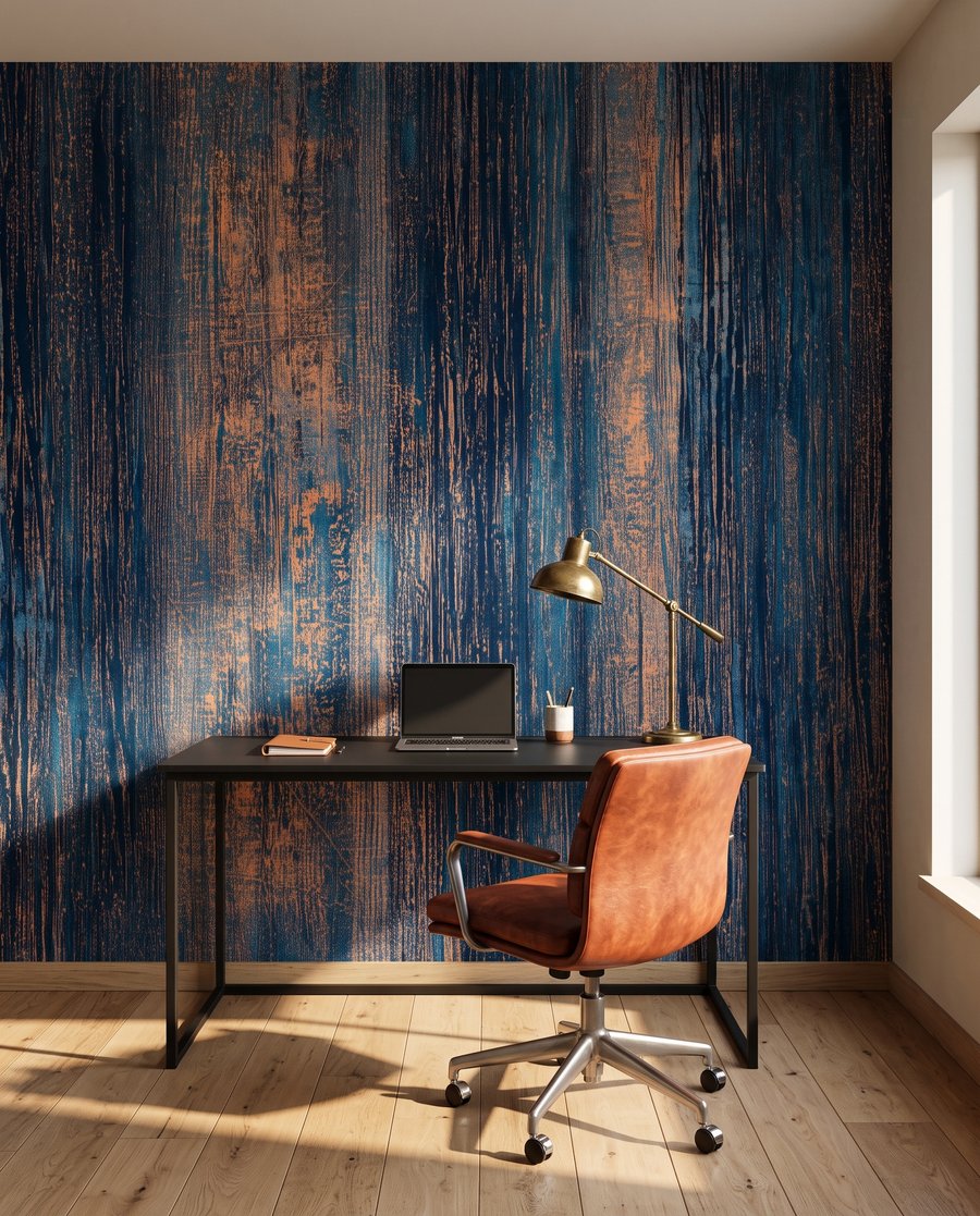 Strisce blu con ruggine — ambiente 9