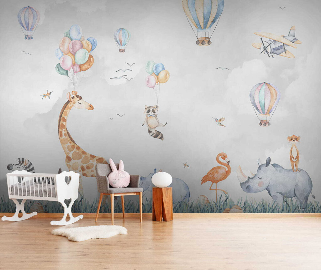 Animali tra i palloncini — ambiente 1