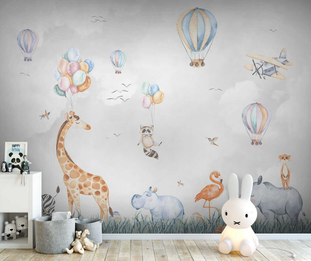 Animali tra i palloncini — ambiente 5