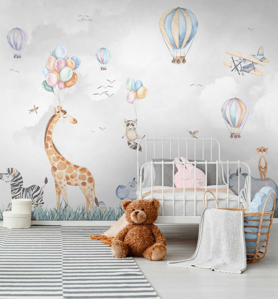 Animali tra i palloncini — ambiente 6