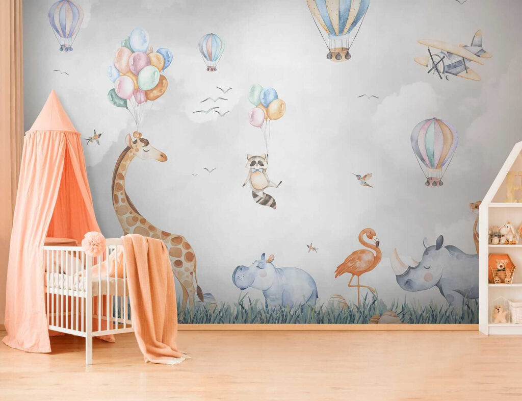Animali tra i palloncini — ambiente 9