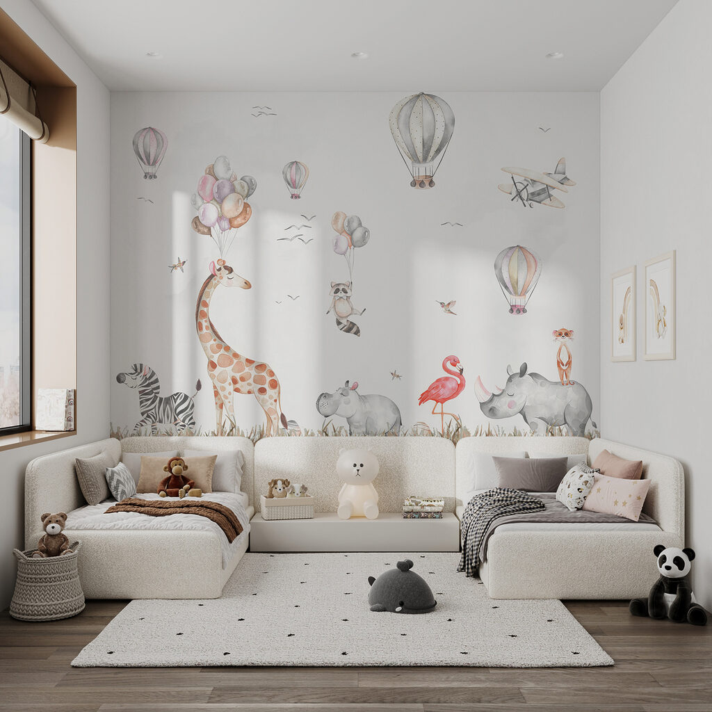 Animali tra i palloncini — ambiente 4