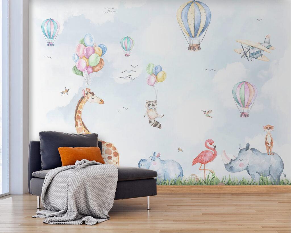 Animali tra i palloncini — ambiente 4