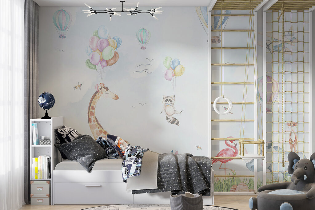 Animali tra i palloncini — ambiente 6