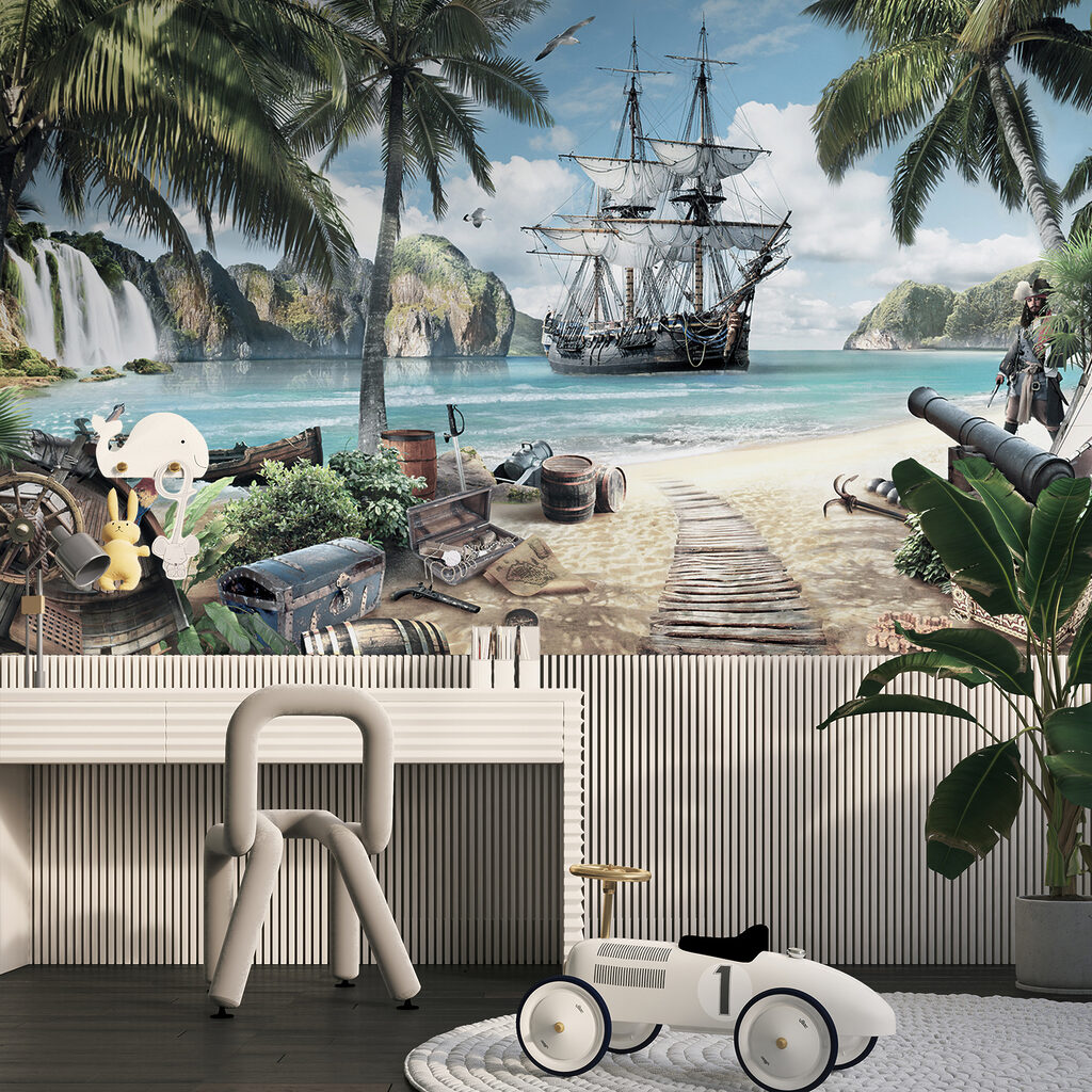 Nave pirata in baia — ambiente 2
