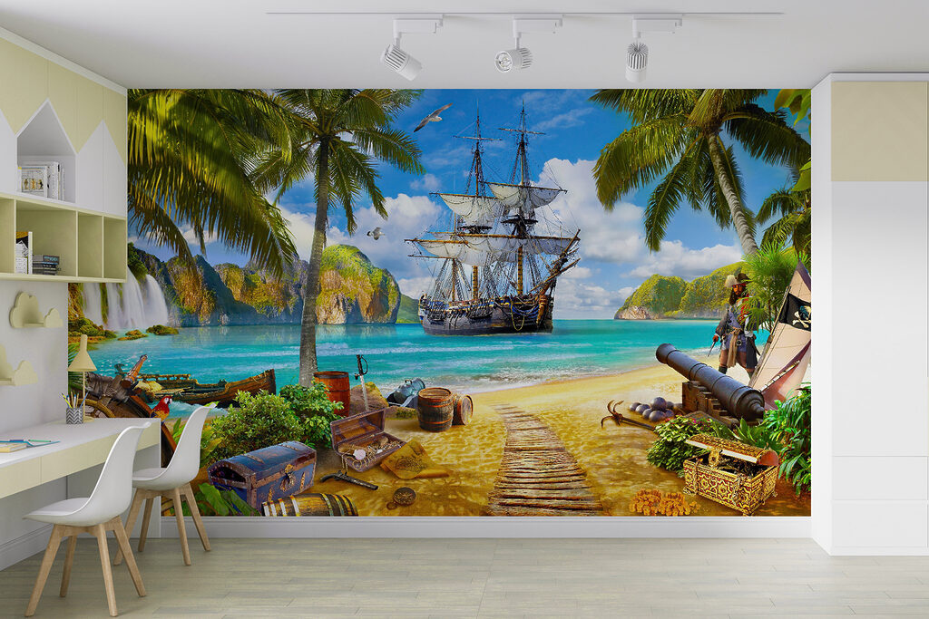 Nave pirata in baia — ambiente 4