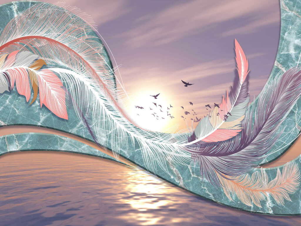 Piume sull’acqua della sera — design completo