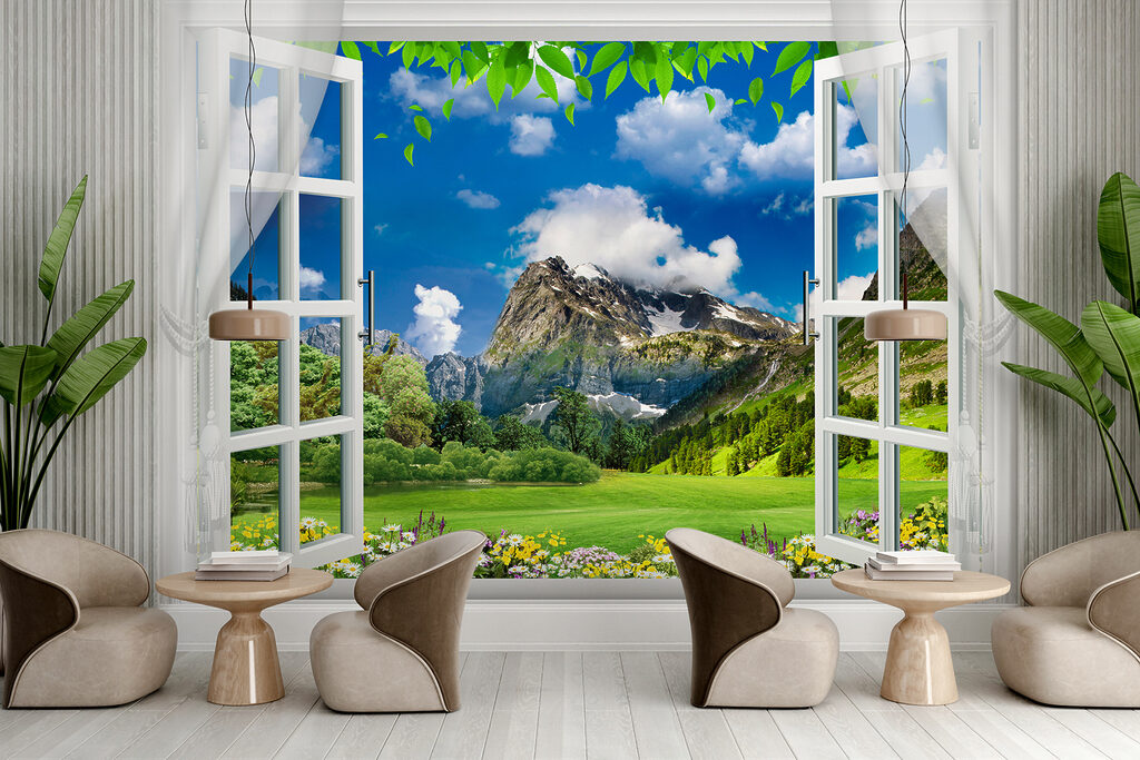 Fiori gialli in montagna — ambiente 4