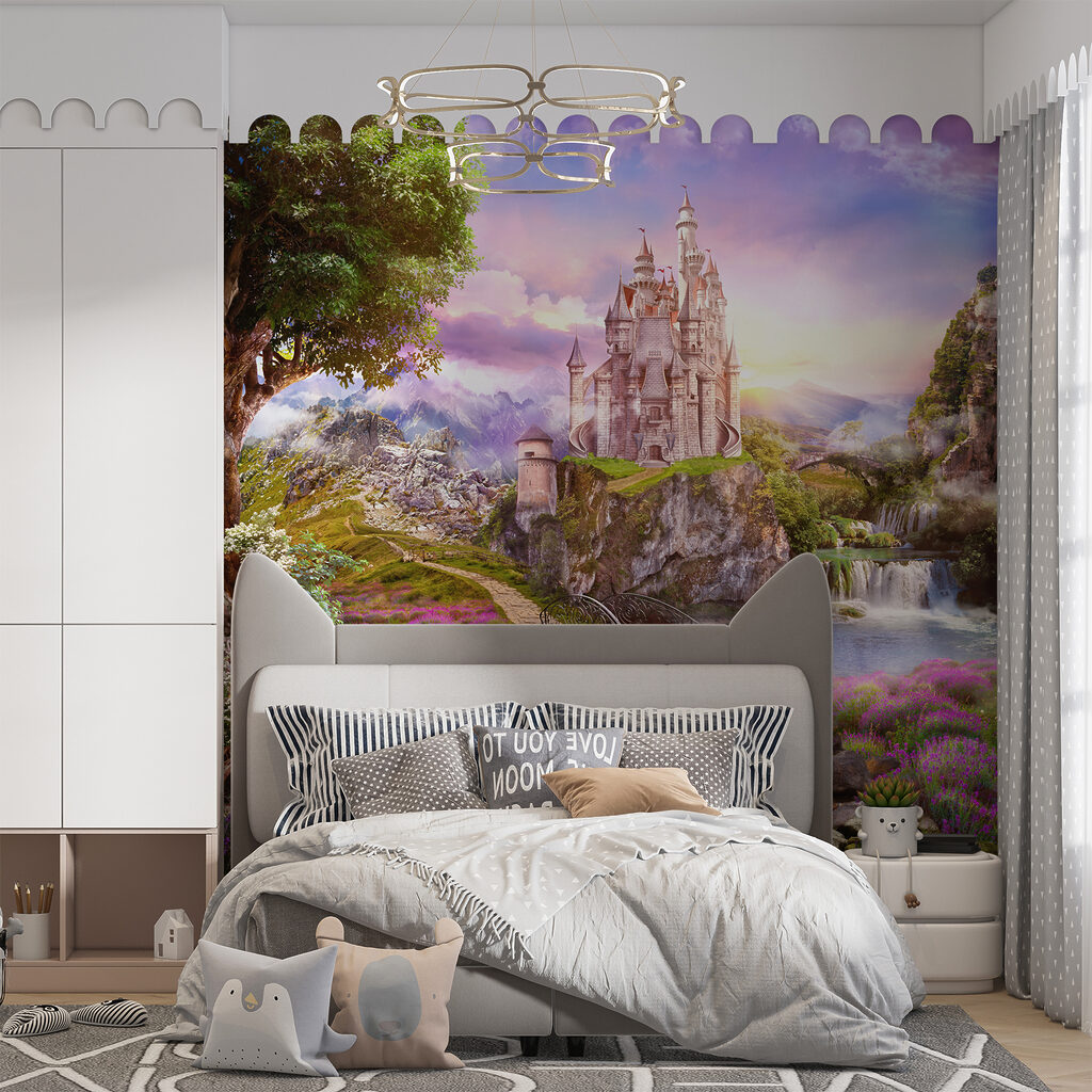 Castello fiabesco sulla cascata — ambiente 6