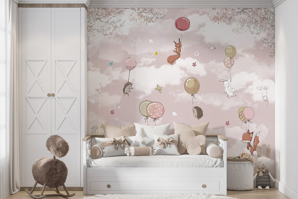 Animaletti appesi ai palloncini — ambiente 6
