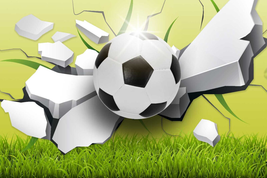 Pallone sfonda il muro — design completo