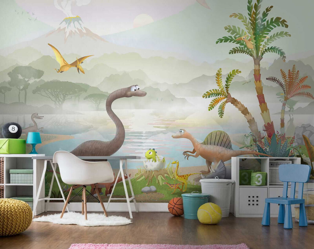 Dinosauri sul lago tropicale — ambiente 3