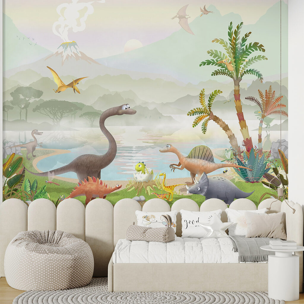 Dinosauri sul lago tropicale — ambiente 4