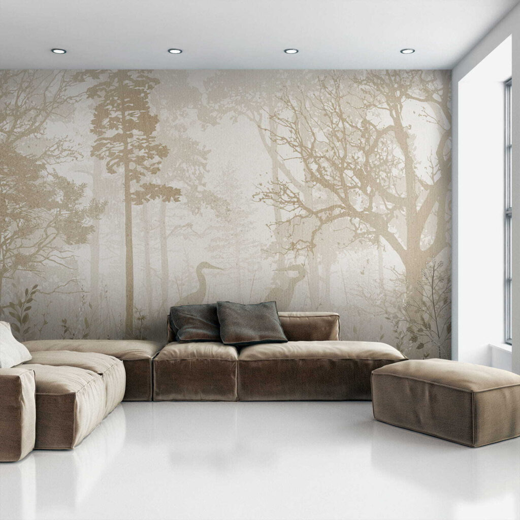 Airone nel bosco chiaro — ambiente 3