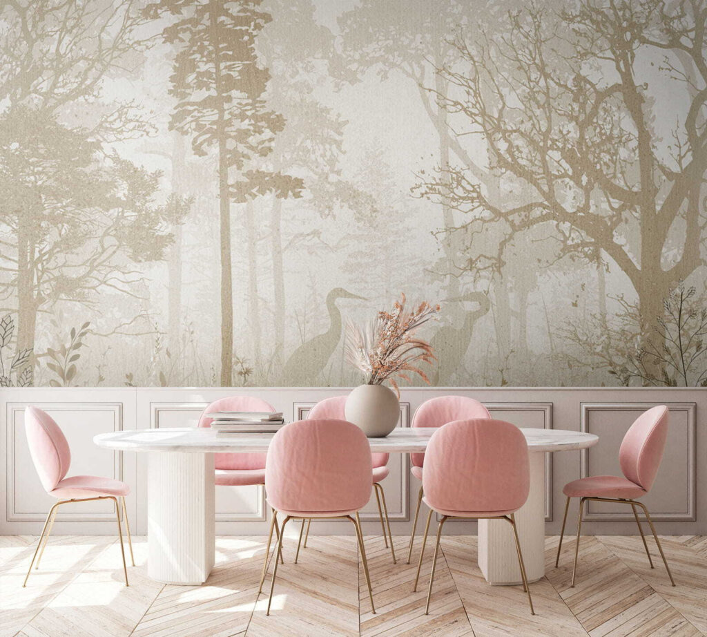 Airone nel bosco chiaro — ambiente 4