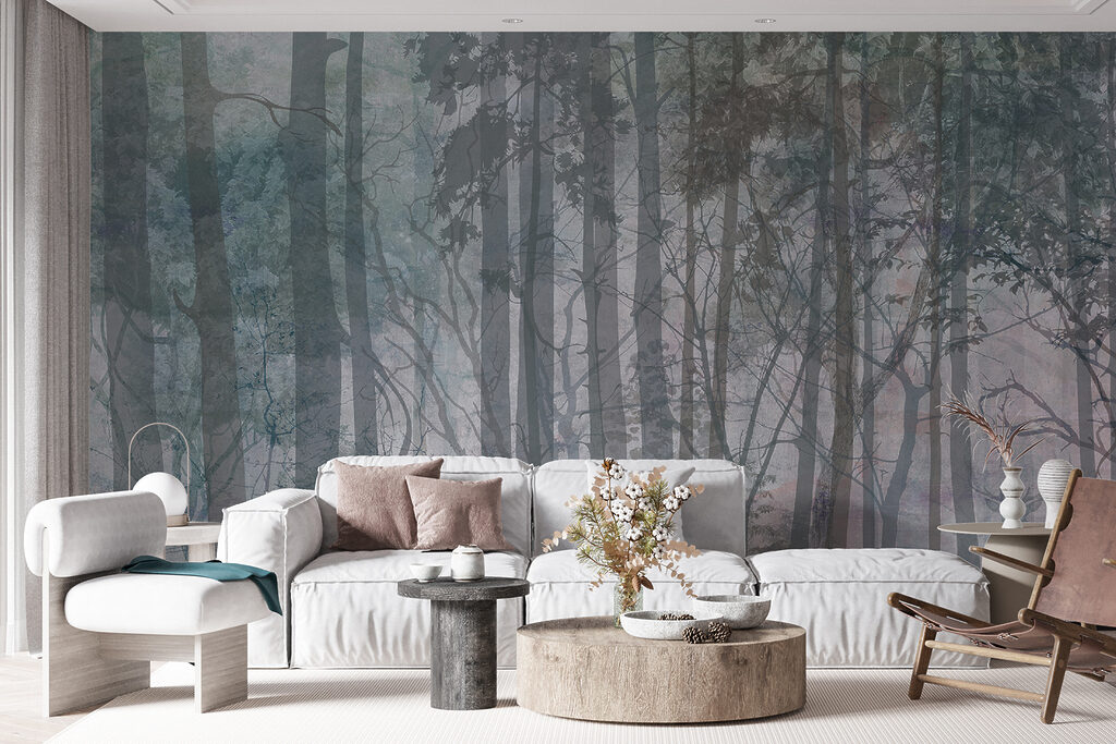 Tronchi alti grigio-azzurri — ambiente 3