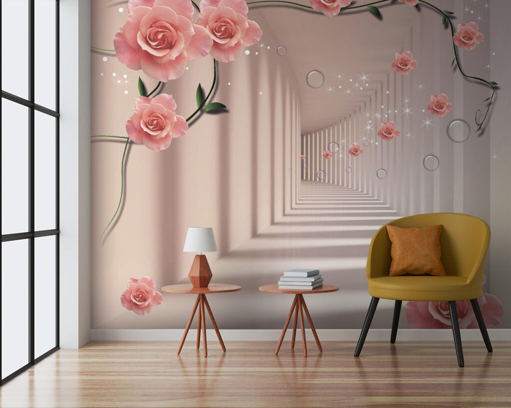 Rose lungo le nicchie — ambiente 2