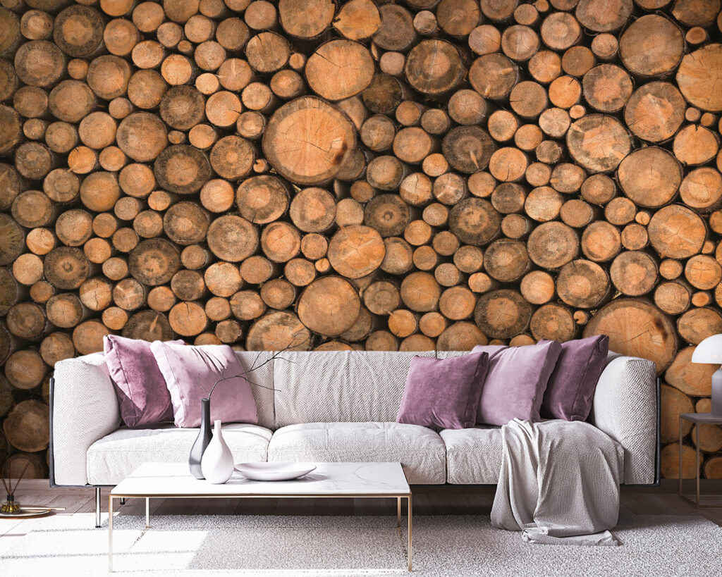 Dischi di legno ravvicinati — ambiente 5