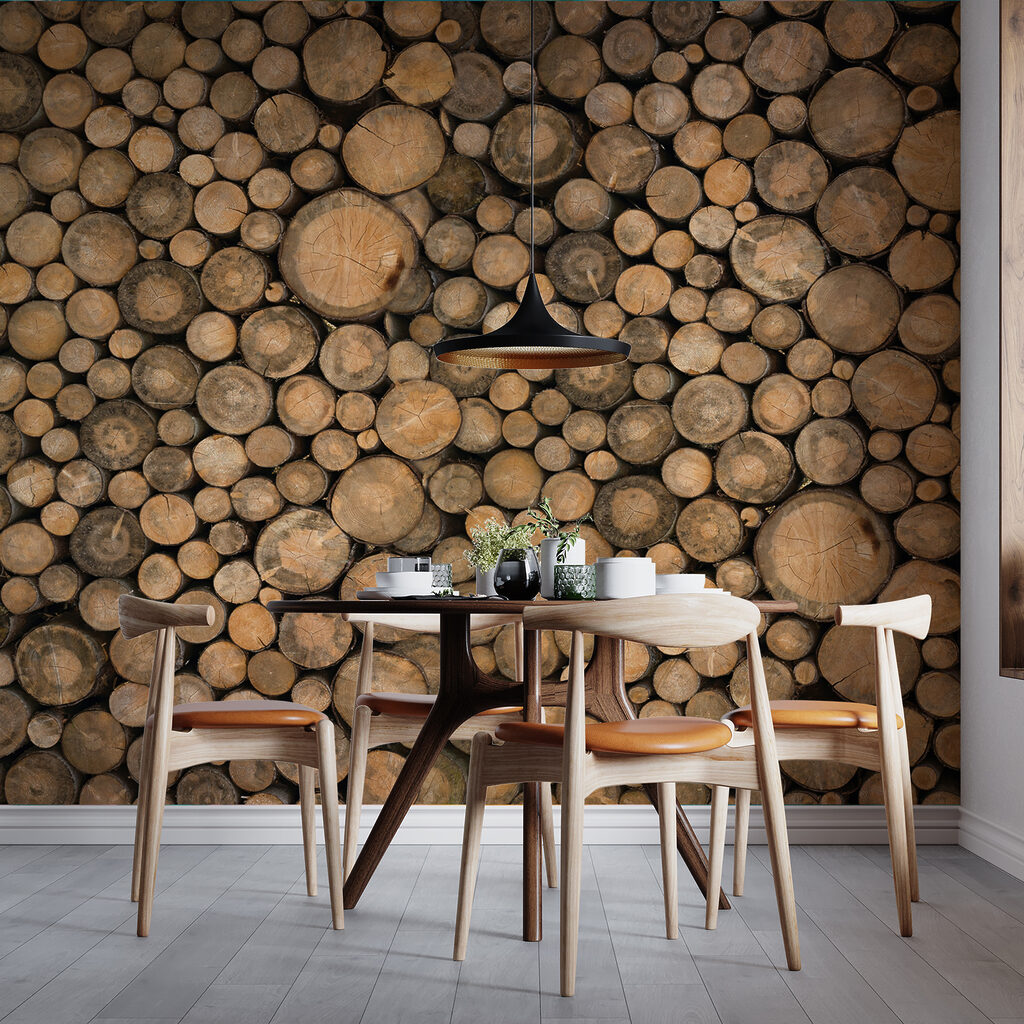 Dischi di legno ravvicinati — ambiente 7