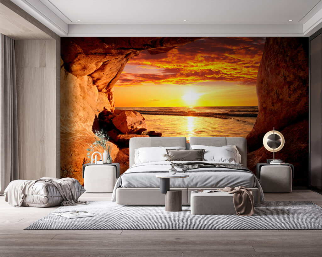 Tramonto nella grotta marina — ambiente 1