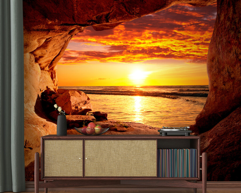 Tramonto nella grotta marina — ambiente 5