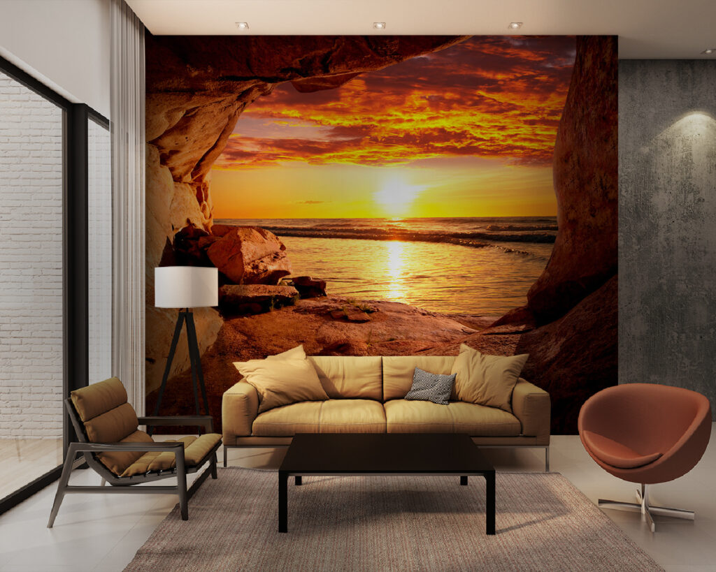 Tramonto nella grotta marina — ambiente 6
