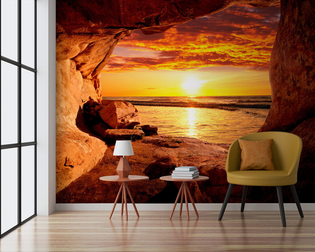 Tramonto nella grotta marina — ambiente 7
