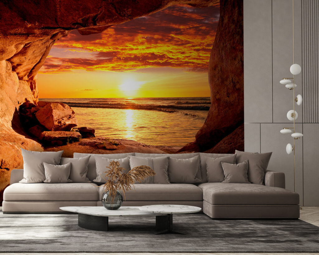 Tramonto nella grotta marina — ambiente 9