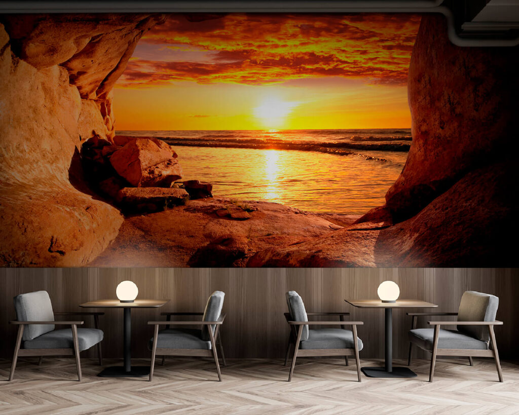 Tramonto nella grotta marina — ambiente 10