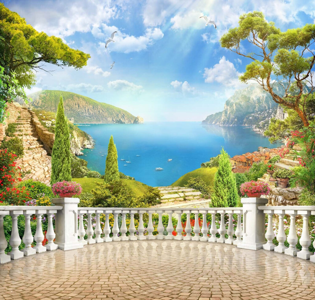Balcone sulla baia — design completo