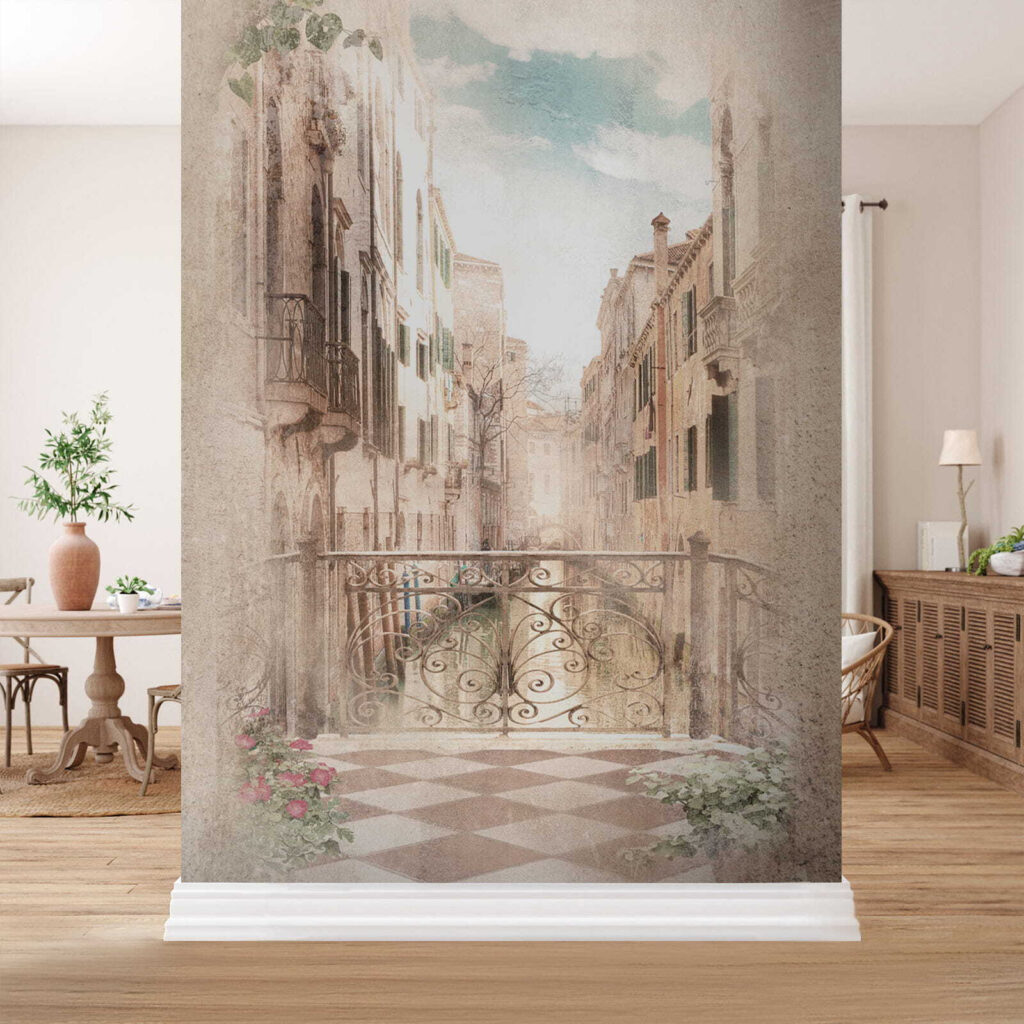 Balcone tra case antiche — ambiente 3