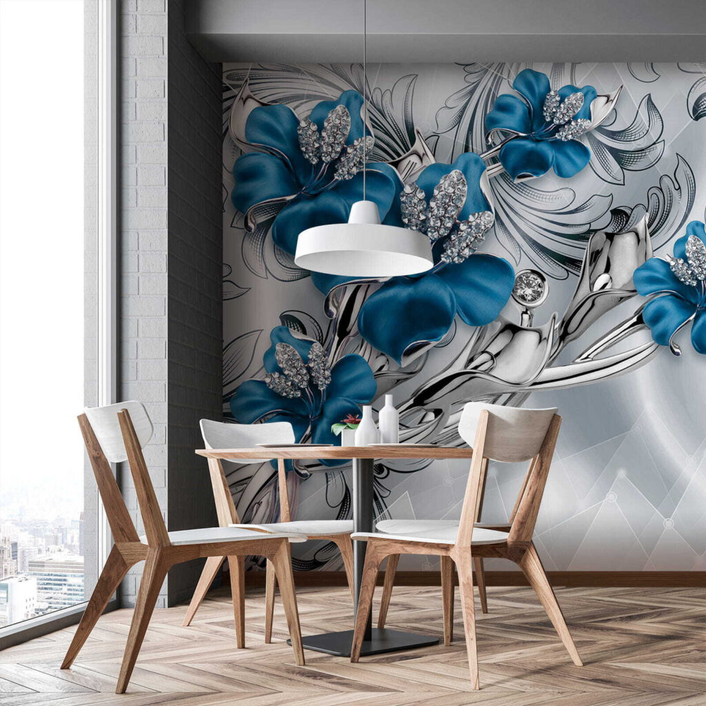 Orchidee blu tra riccioli — ambiente 9