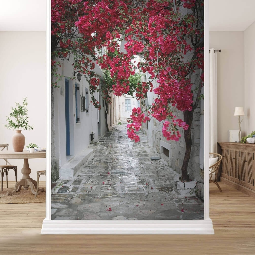 Strada di fiori rossi — ambiente 2