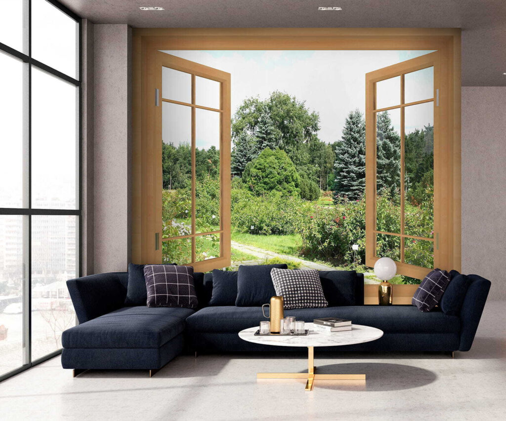 Finestra sul giardino estivo — ambiente 7