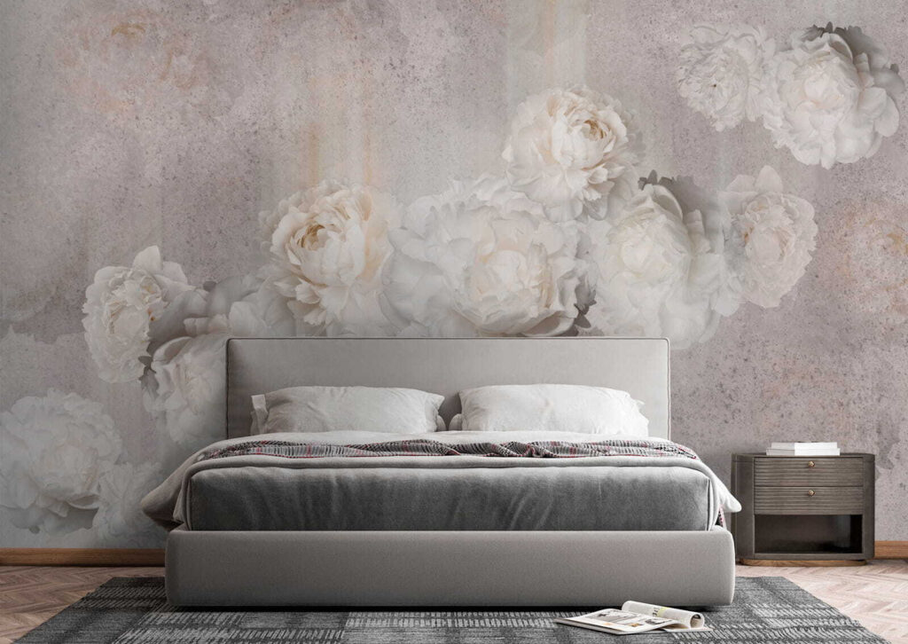 Rose pallide su grigio — ambiente 2
