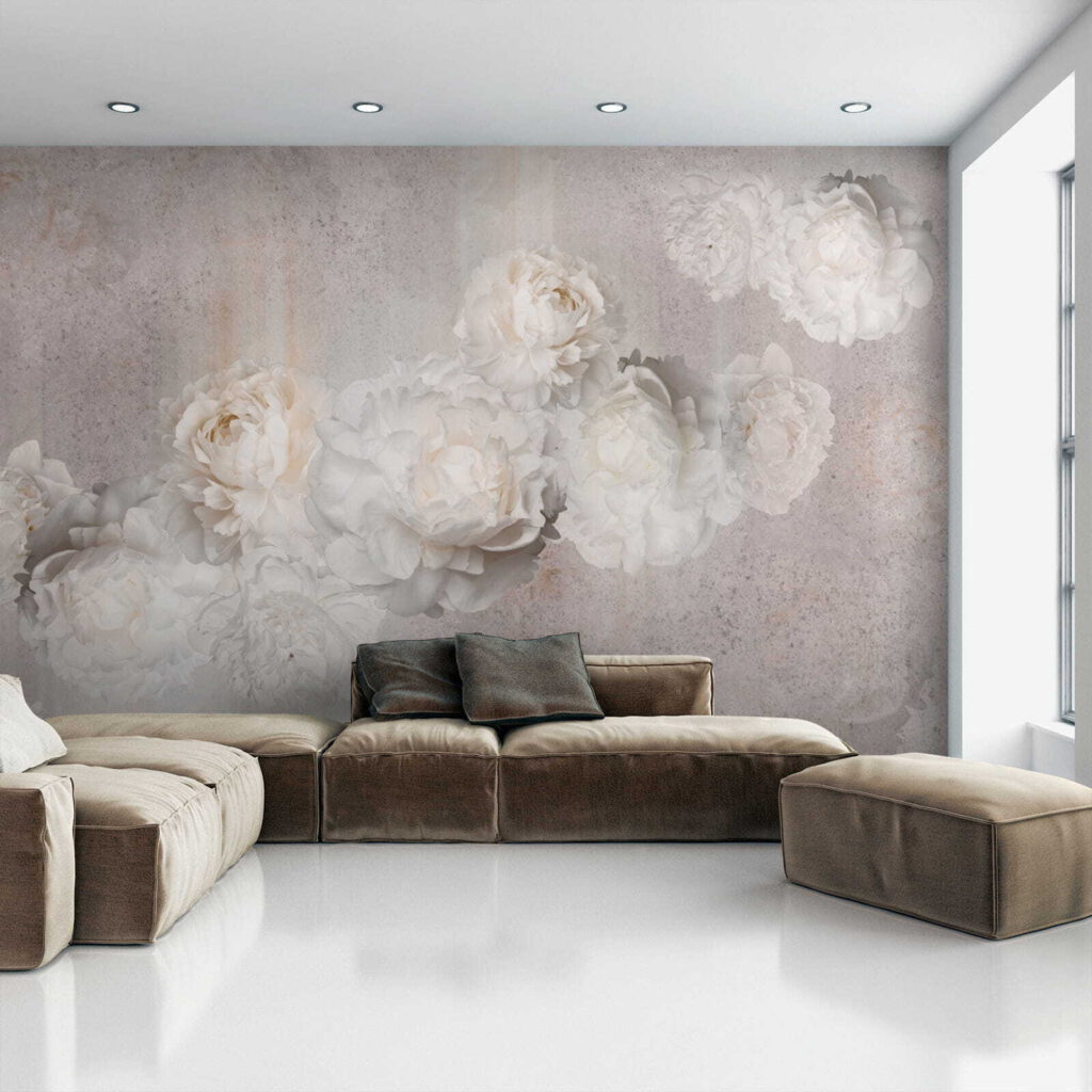 Rose pallide su grigio — ambiente 5