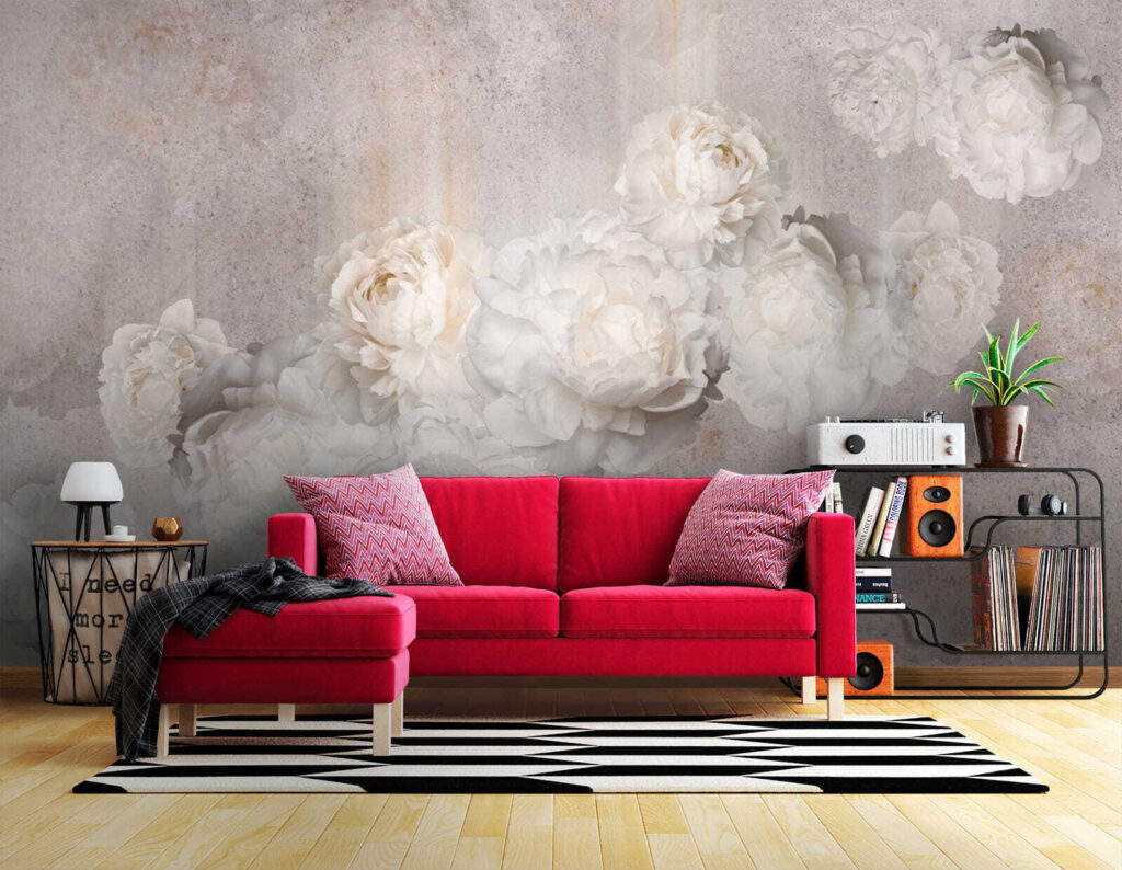 Rose pallide su grigio — ambiente 6