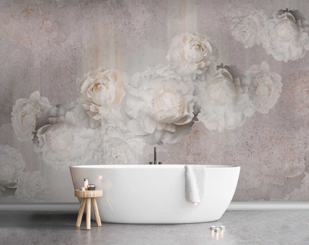 Rose pallide su grigio — ambiente 9