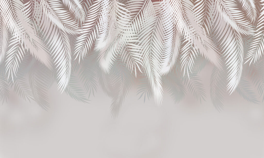 Foglie sopra spazio aperto — design completo