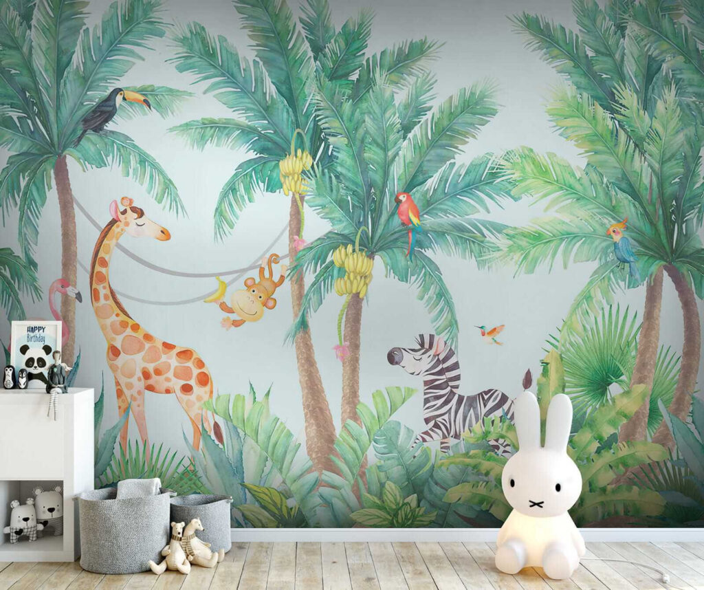 Animali tra le palme — ambiente 5