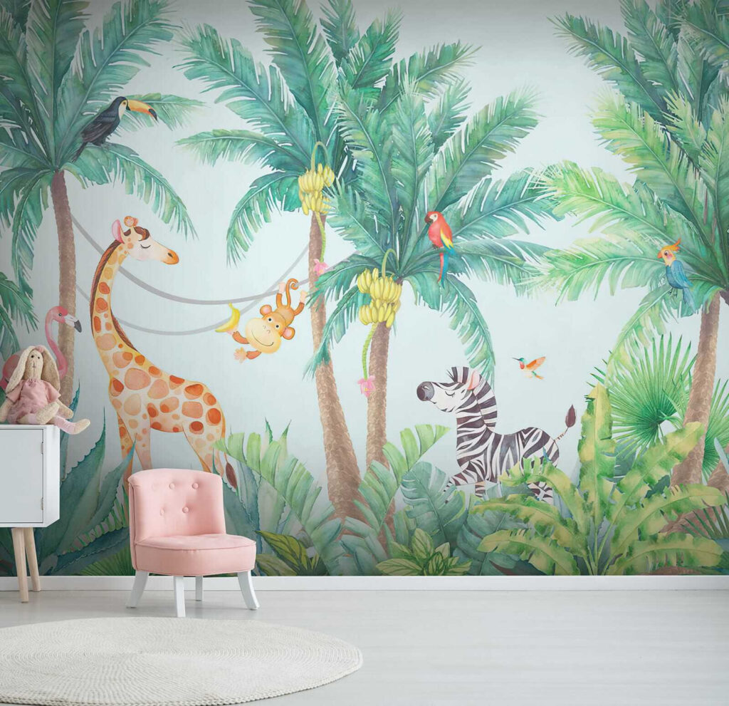 Animali tra le palme — ambiente 6