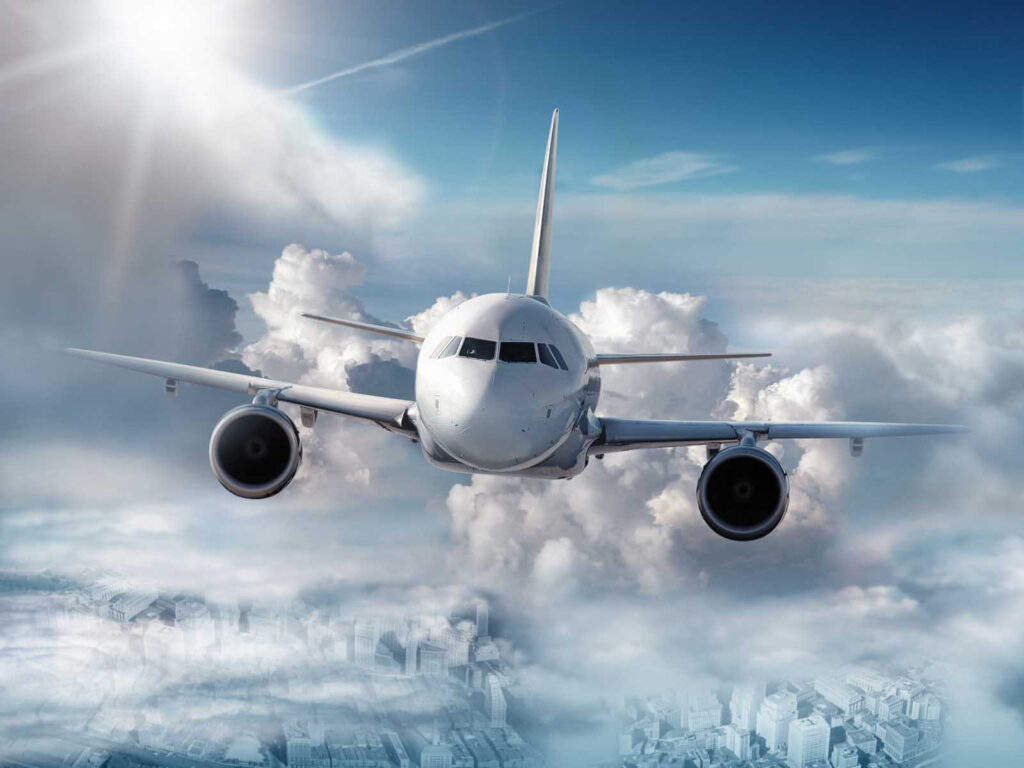 Aereo sopra le nuvole — design completo
