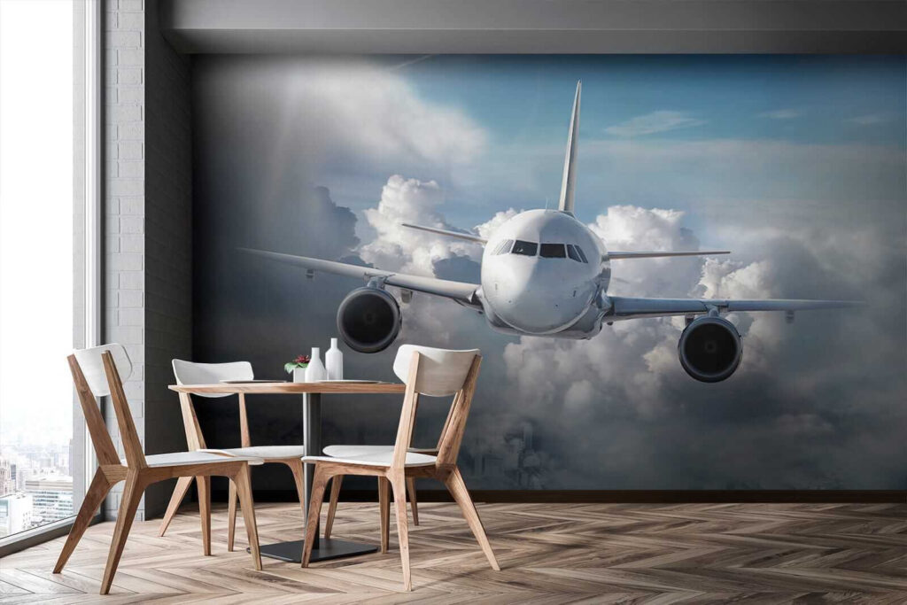 Aereo sopra le nuvole — ambiente 2