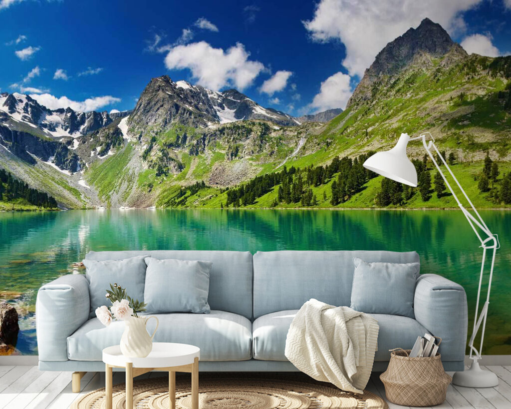 Montagne riflesse nel turchese — ambiente 3