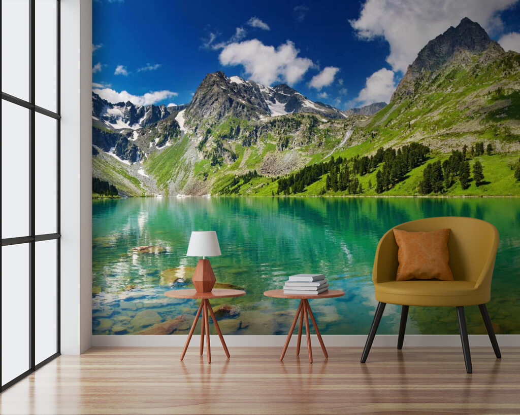 Montagne riflesse nel turchese — ambiente 4