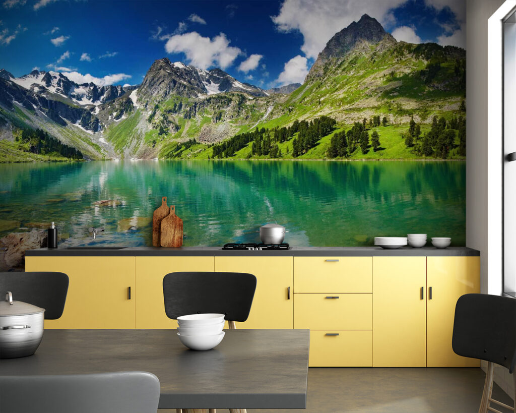 Montagne riflesse nel turchese — ambiente 5