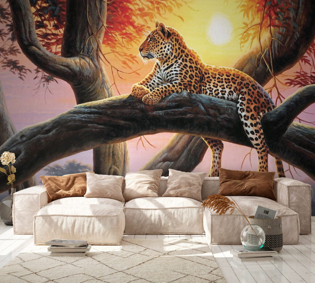 Gatto maculato nell’albero — ambiente 6