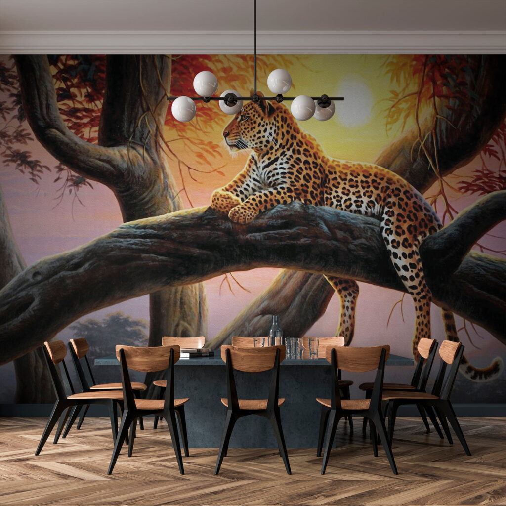 Gatto maculato nell’albero — ambiente 9