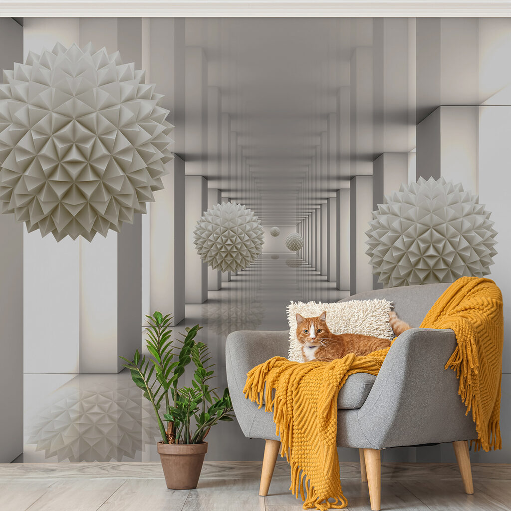 Sfere spinose nel corridoio — ambiente 7