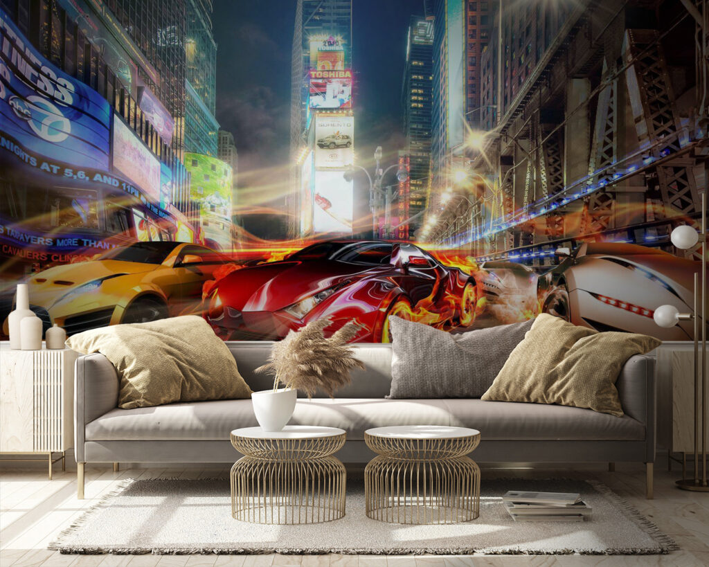 Sportive nella via illuminata — ambiente 5
